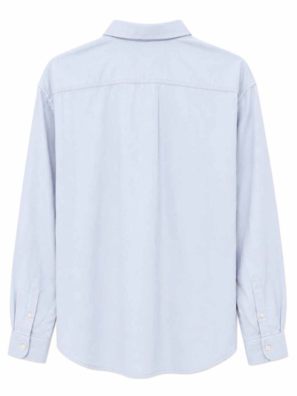 Old Navy Men's Pale Blue Button-Down Oxford Shirt - Picture 3 of 3